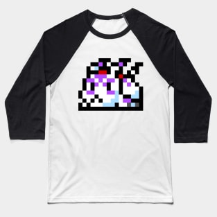 Gomamon pixel Baseball T-Shirt